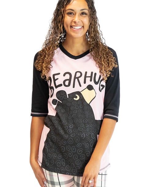 lazy one Bear Hug Women's Tall Tee