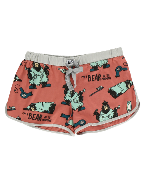 Lazy One Bear In The AM Women's Short