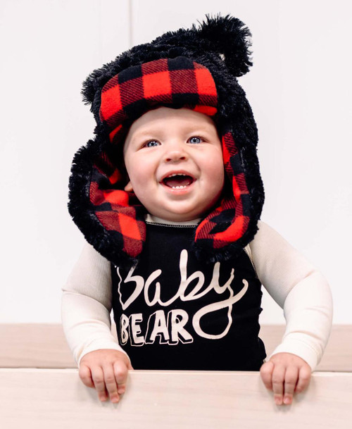 Lazy One Bear Kid Critter Cap