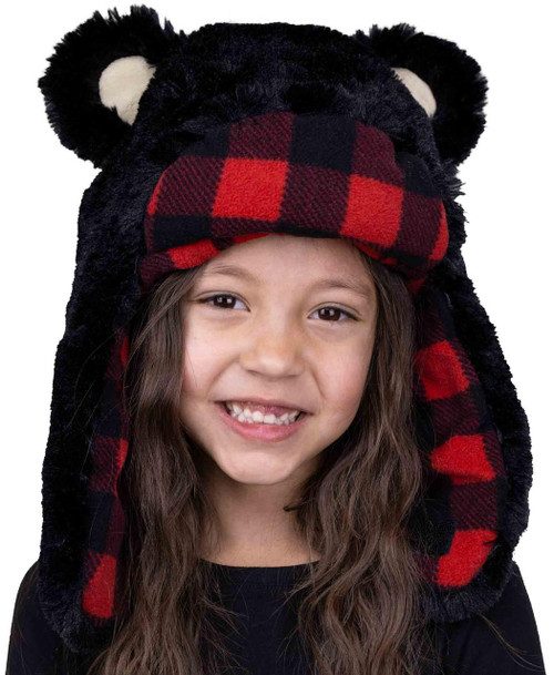lazy one Bear Kid Critter Cap
