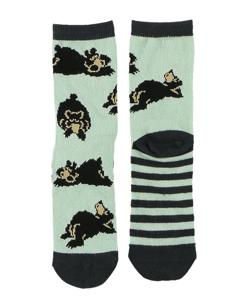 Lazy One Bearly Awake Kid Sock