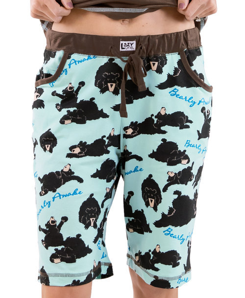 lazy one Bearly Awake Women's Bermuda Shorts