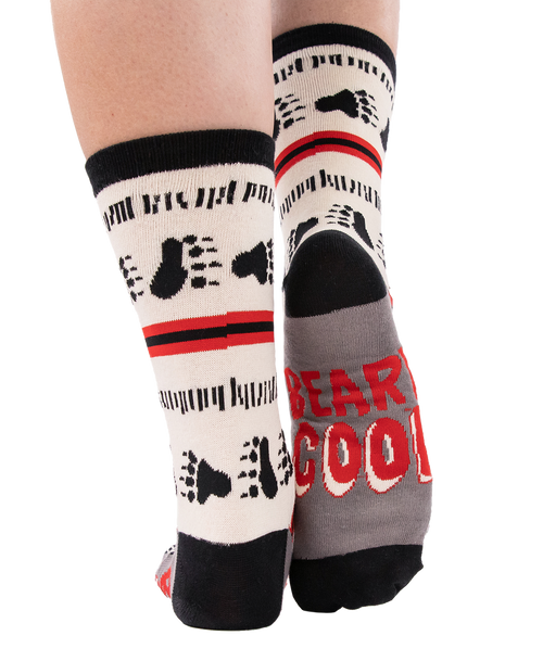 lazy one Beary Cool Crew Sock
