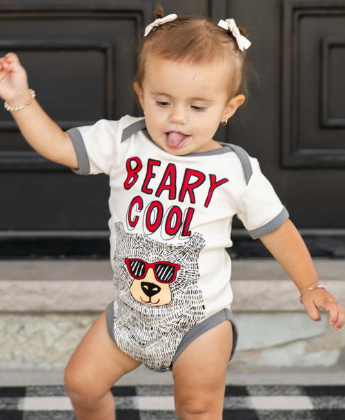 Lazy One Beary Cool Infant Creeper Onesie