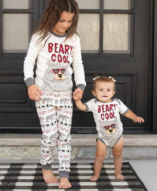 Lazy One Beary Cool Infant Creeper Onesie