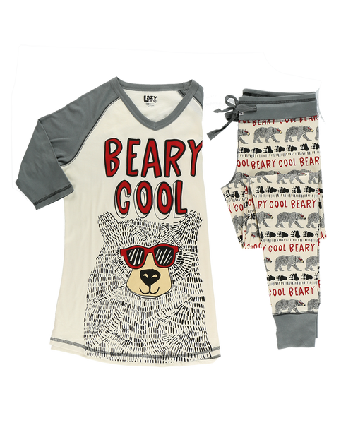 Lazy One Beary Cool Women's Legging Set