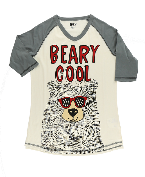 Lazy One Beary Cool Women's Tall Tee