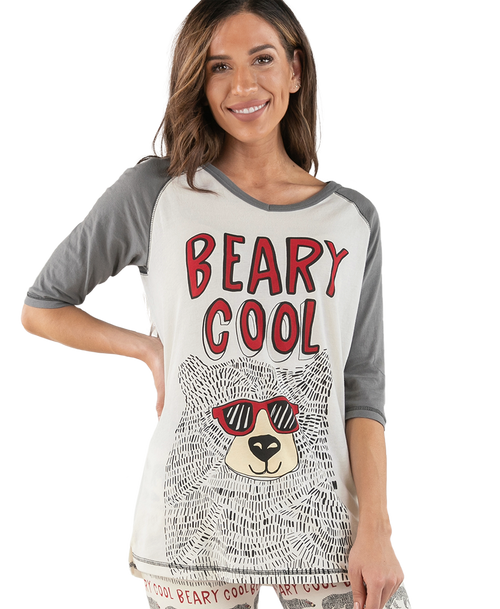 lazy one Beary Cool Women's Tall Tee