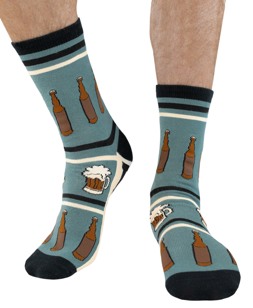 lazy one Beer Crew Sock