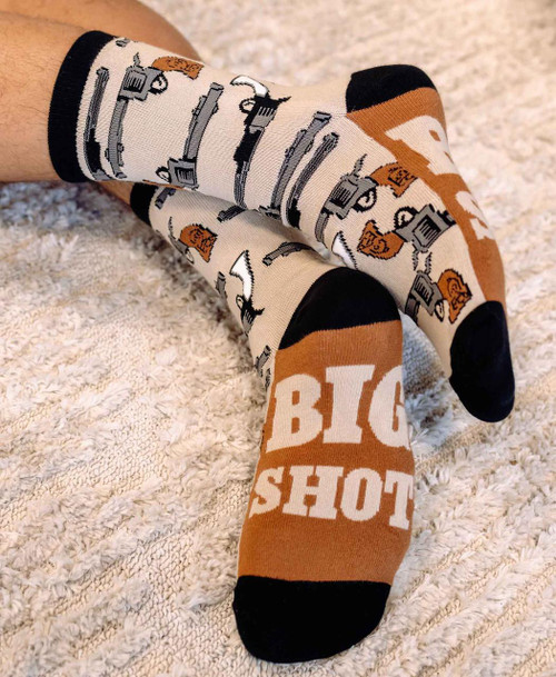 Lazy One Big Shot Crew Sock
