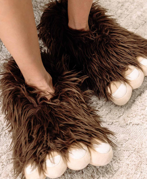 Lazy One Bigfoot Critter Slippers
