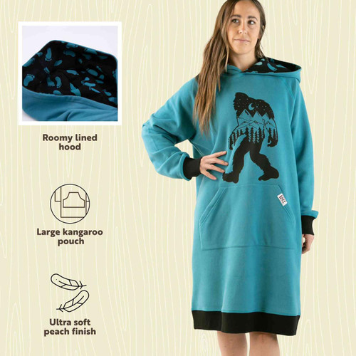 Lazy One Bigfoot Sleep Hoodie