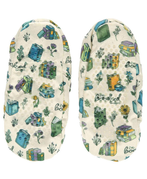 Lazy One Booked Fuzzy Feet Slipper