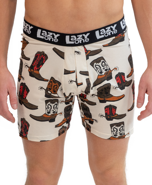 Lazy One Boot Men's Boxer Briefs