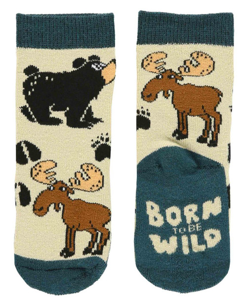 lazy one Born Wild Dark Blue Kid Sock