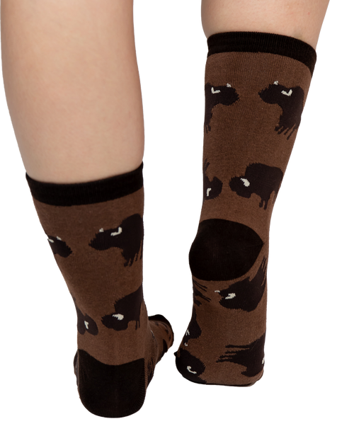 Lazy One Buffalo Crew Sock
