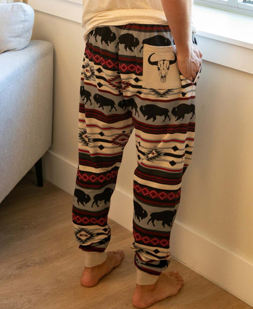 Lazy One Buffalo Fair Isle Men's Joggers