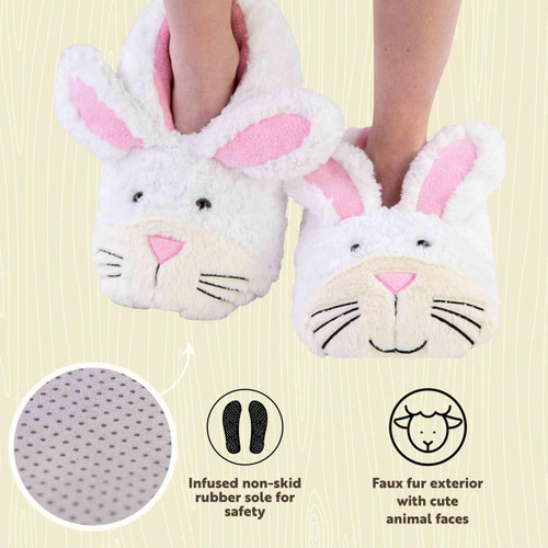 Lazy One Bunny Critter Slippers