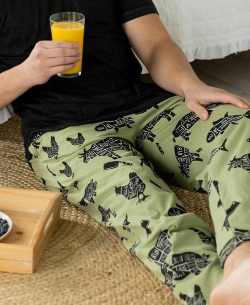 Lazy One Butcher Map Men's PJ Pant