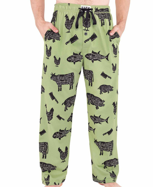 lazy one Butcher Map Men's PJ Pant