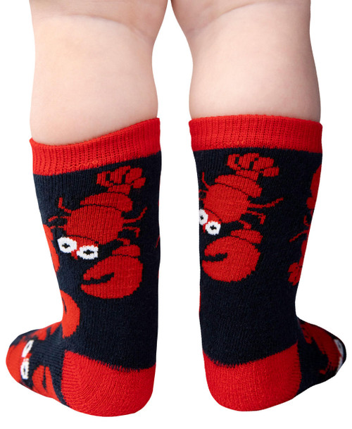 Lazy One Butter Me Up Lobster Infant Sock