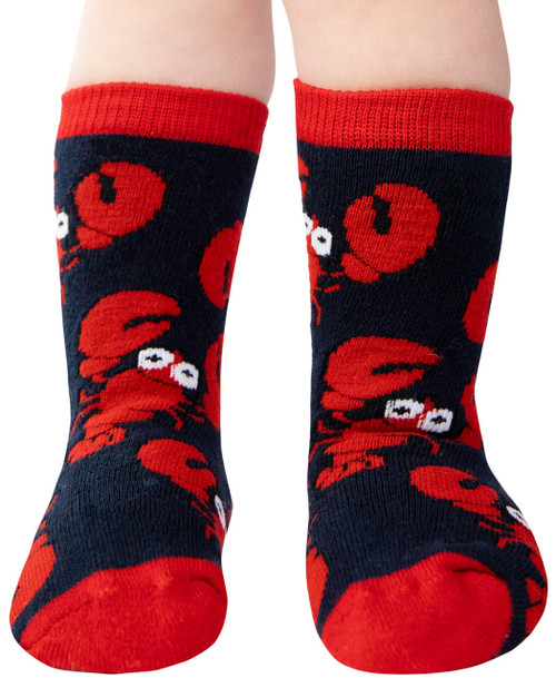 lazy one Butter Me Up Lobster Infant Sock