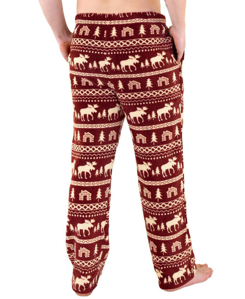 Lazy One Cabin Men's Fleece PJ Pants