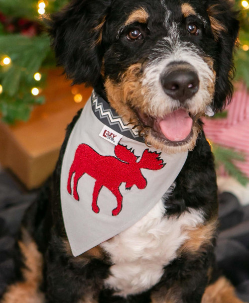 Lazy One Cabin Moose Dog Bandana