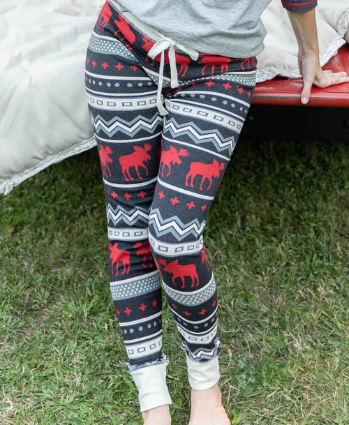 Lazy One Cabin Moose Women's Legging