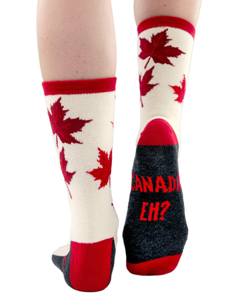 lazy one Canada Eh? Crew Sock