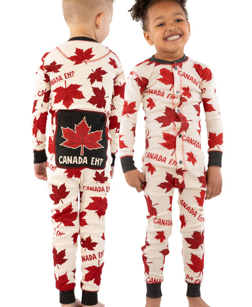 Lazy One Canada Eh? Kid Onesie Flapjack