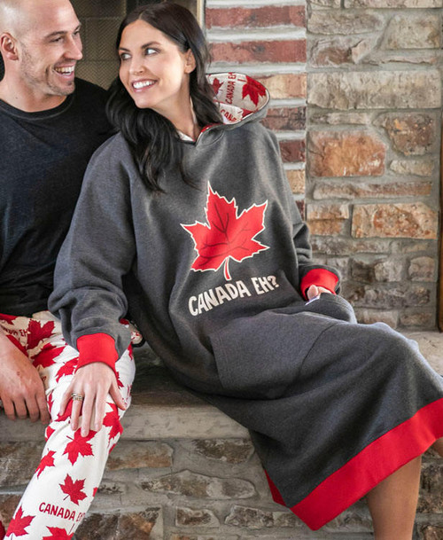 Lazy One Canada Eh? Sleep Hoodie
