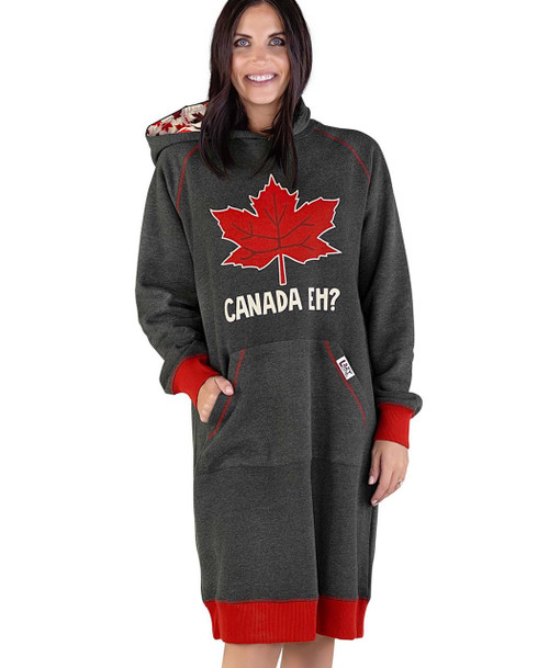 lazy one Canada Eh? Sleep Hoodie