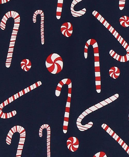 Lazy One Candy Cane Kid's Long Sleeve PJ's