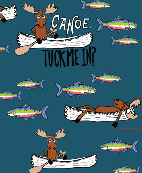 Lazy One Canoe Tuck Me In Kid's Long Sleeve PJ's