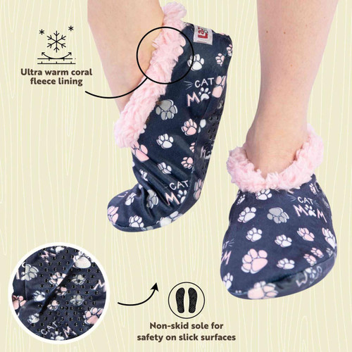 Lazy One Cat Mom Fuzzy Feet