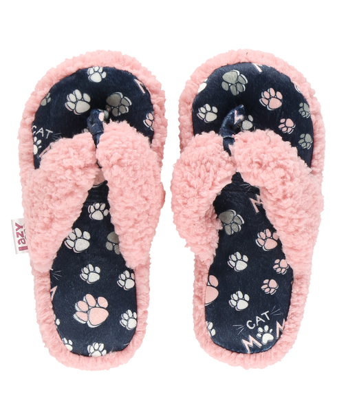 lazy one Cat Mom Spa Slipper