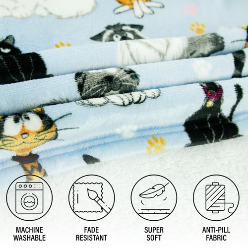 Lazy One Cattitude Blanket Hoodie