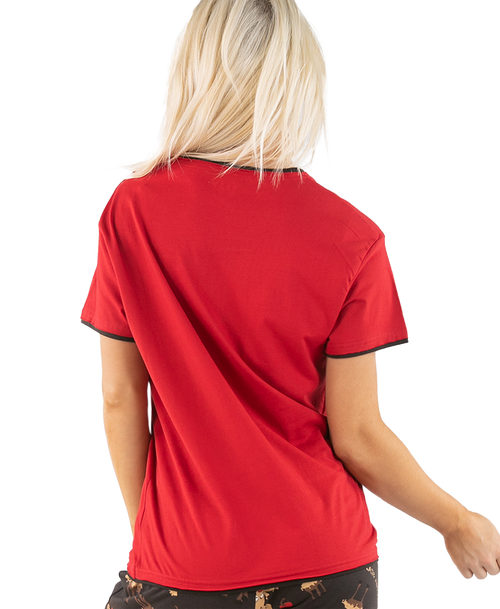 Lazy One Chocolate Moose Women's Regular Fit Tee