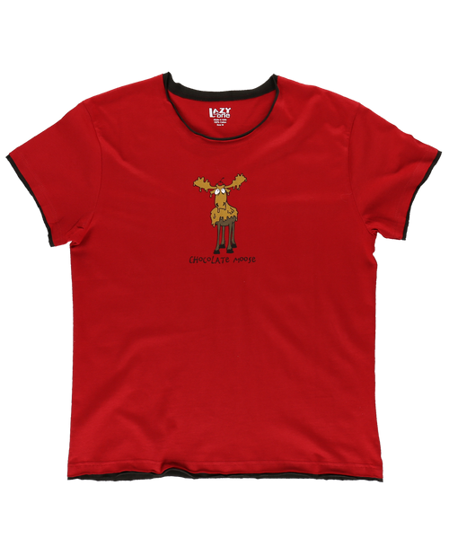 Lazy One Chocolate Moose Women's Regular Fit Tee