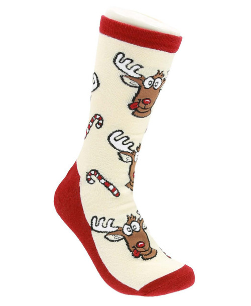 lazy one Christmas With The Herd Crew Sock