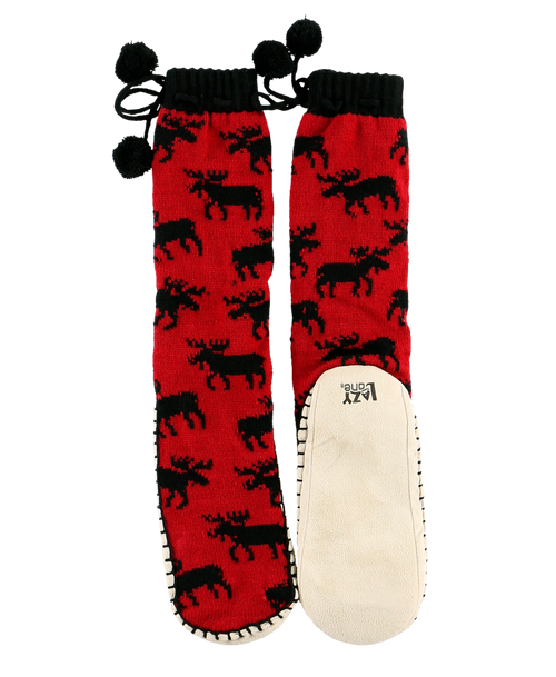 Lazy One Classic Moose Adult Mukluk Slipper