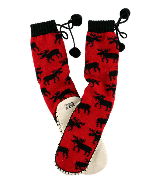 Lazy One Classic Moose Adult Mukluk Slipper