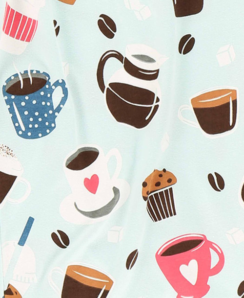Lazy One Coffee First Women's Regular Fit PJ Set