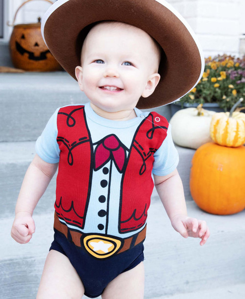 Lazy One Cowboy Infant Creeper Onesie