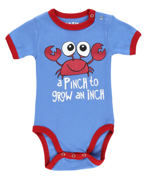 Lazy One Crabby Infant Creeper Onesie