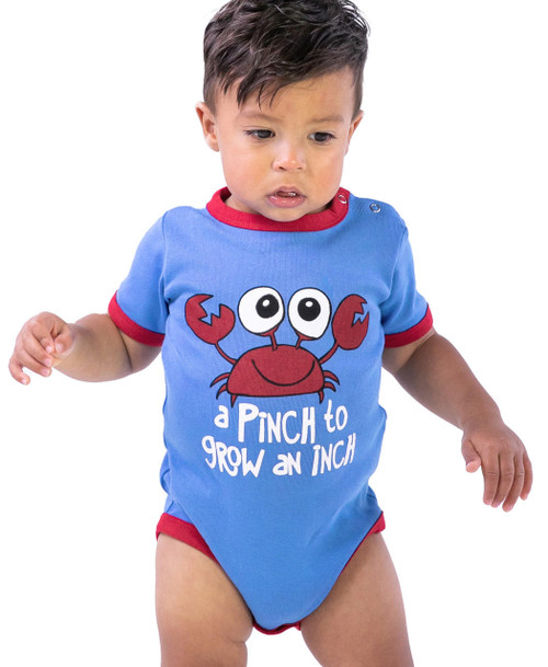 lazy one Crabby Infant Creeper Onesie