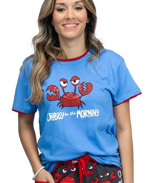 lazy one Crabby Women's Regular Fit Tee