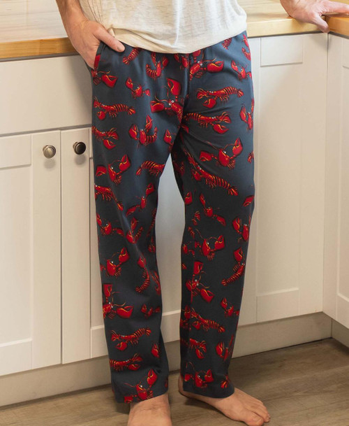 Lazy One Dark Lobster Men's PJ Pant