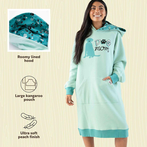 Lazy One Dog Mom Sleep Hoodie